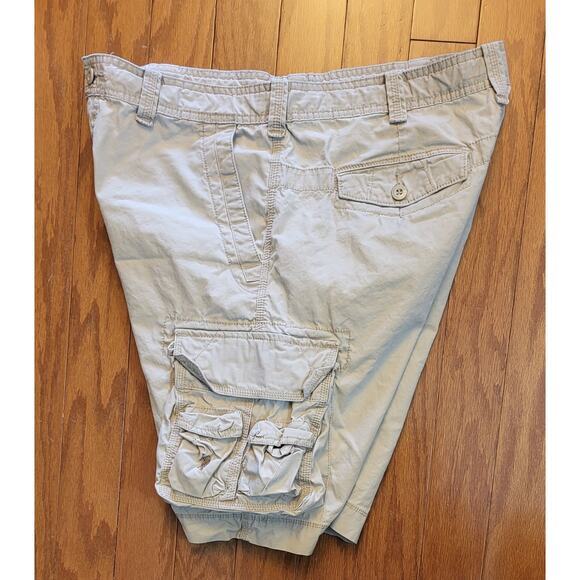U.S. Polo Assn. Men's Cargo Shorts Size 38 Tan Flat Front Khaki Tan - Picture 8 of 13